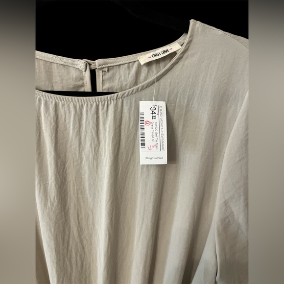 NWT First Love Tan maxi dress - Picture 3 of 4